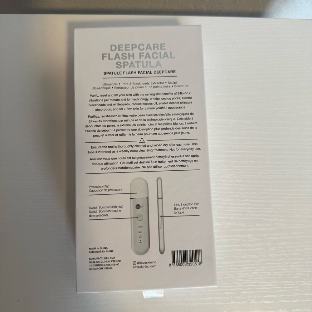 NEW NIB Skin Inc Deepcare Flash Facial Spatula - Picture 3 of 5